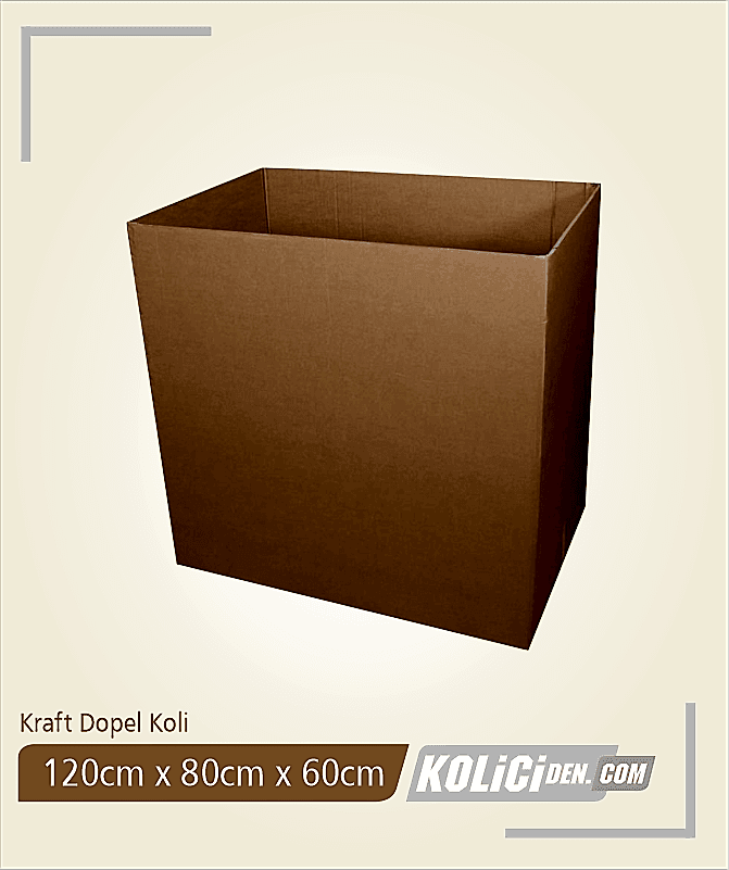 120x80x70 cm Hazır Kraft full gr ihracat kalitesi Dopel Palet Koli