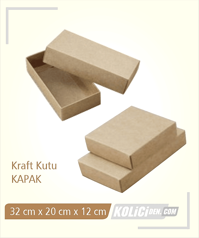 32x20x12 cm Hazır Kraft Kutu Kapak Çeşidi(ayakkabı kutusu)